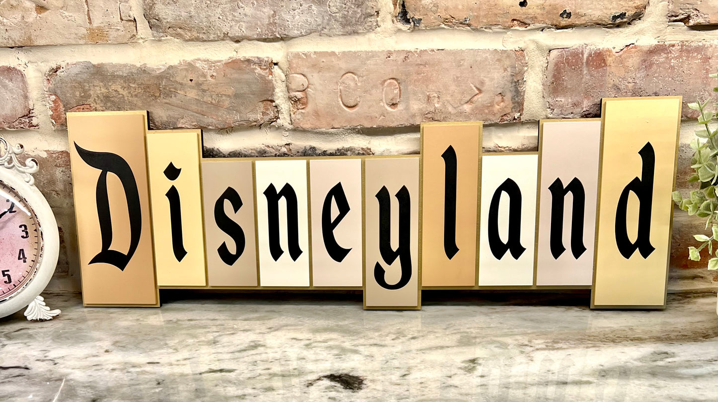 Retro Disneyland Sign