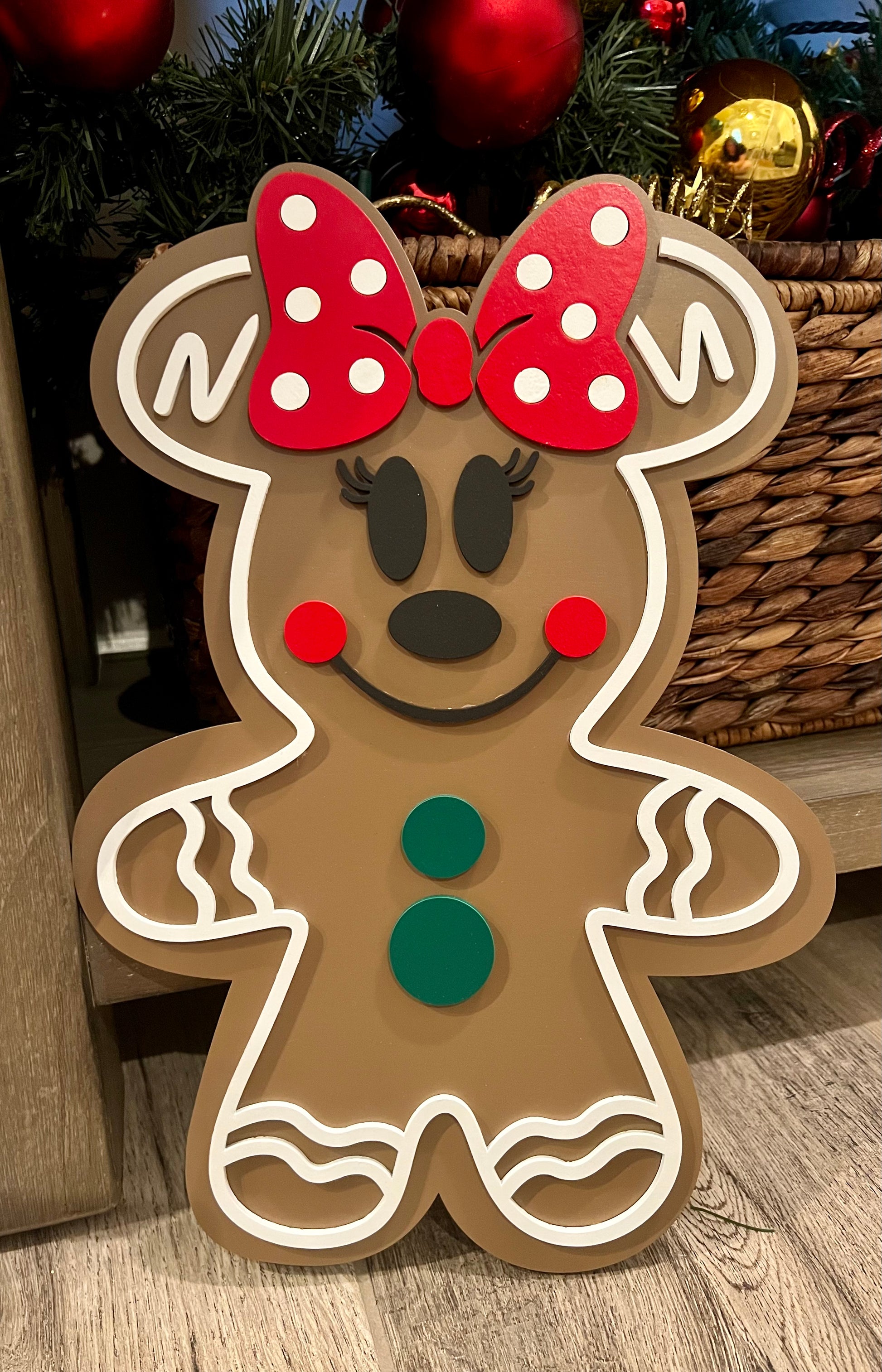 Minnie Mouse Gingerbread