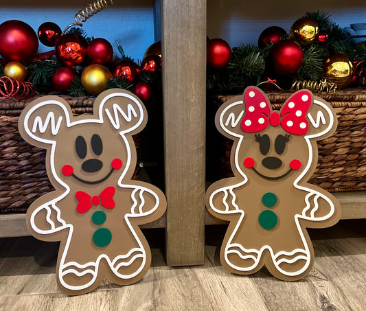 Mickey & Minnie Gingerbread