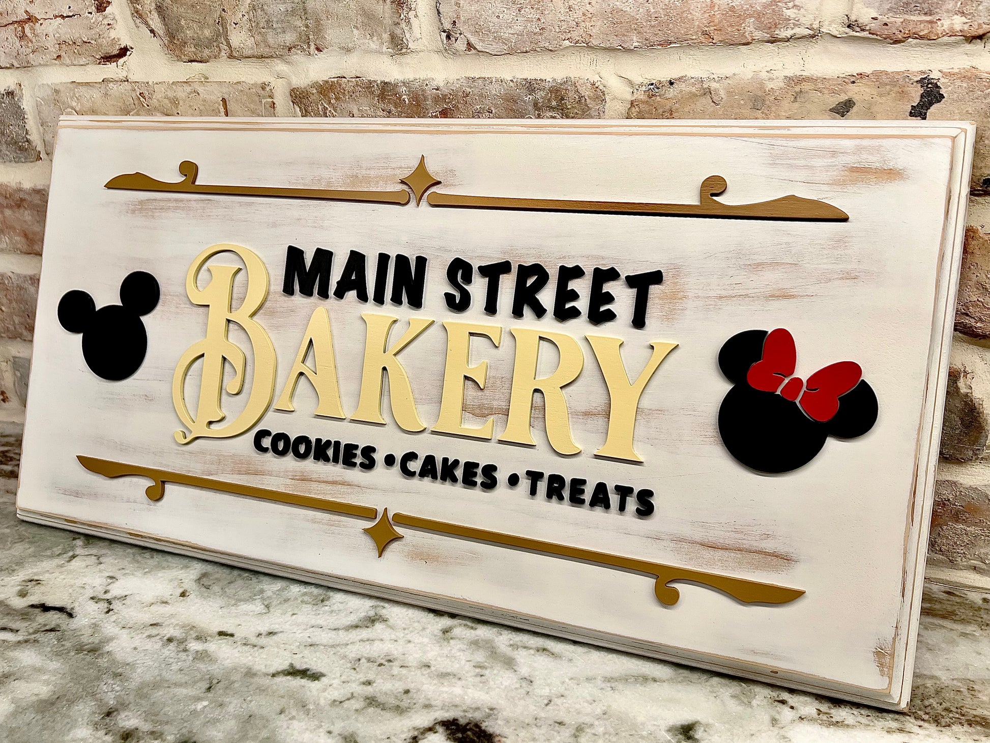 Large Minnie Mouse Bakery Sign Main Street Bakery Sign 